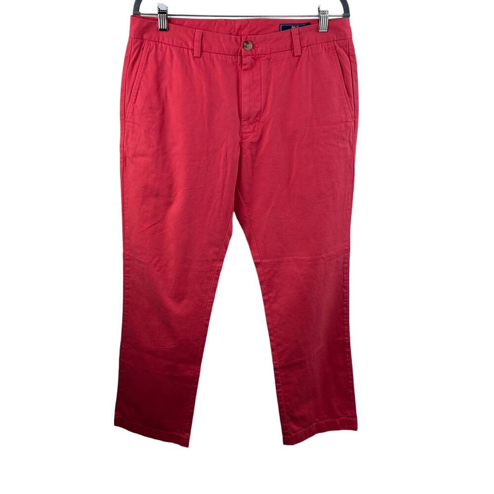 VINEYARD VINES Coral 100% Cotton Straight Leg Casual Denim Jeans Size 33x30